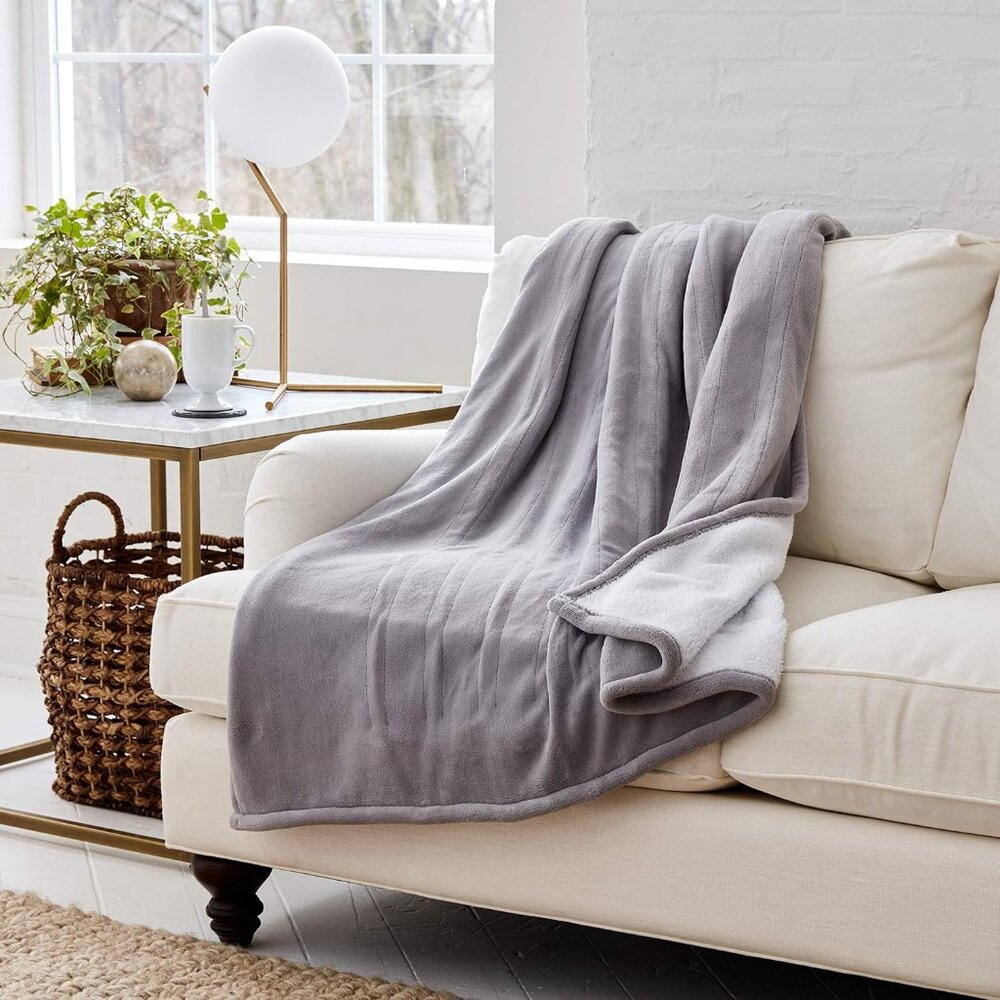 Eddie Bauer | Smart Heated Electric Throw Blanket